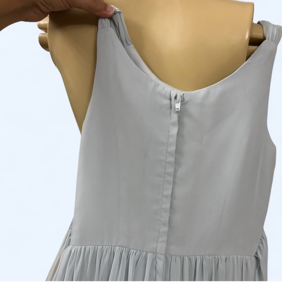 Azazie Sky Blue and Cream Fabric - Picture 7 of 16